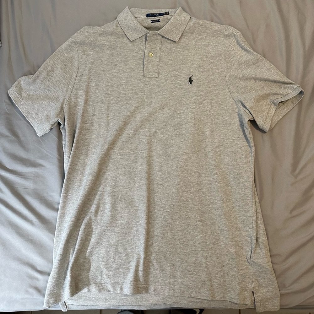 Ralph Lauren Polo shirt. Grey size XL